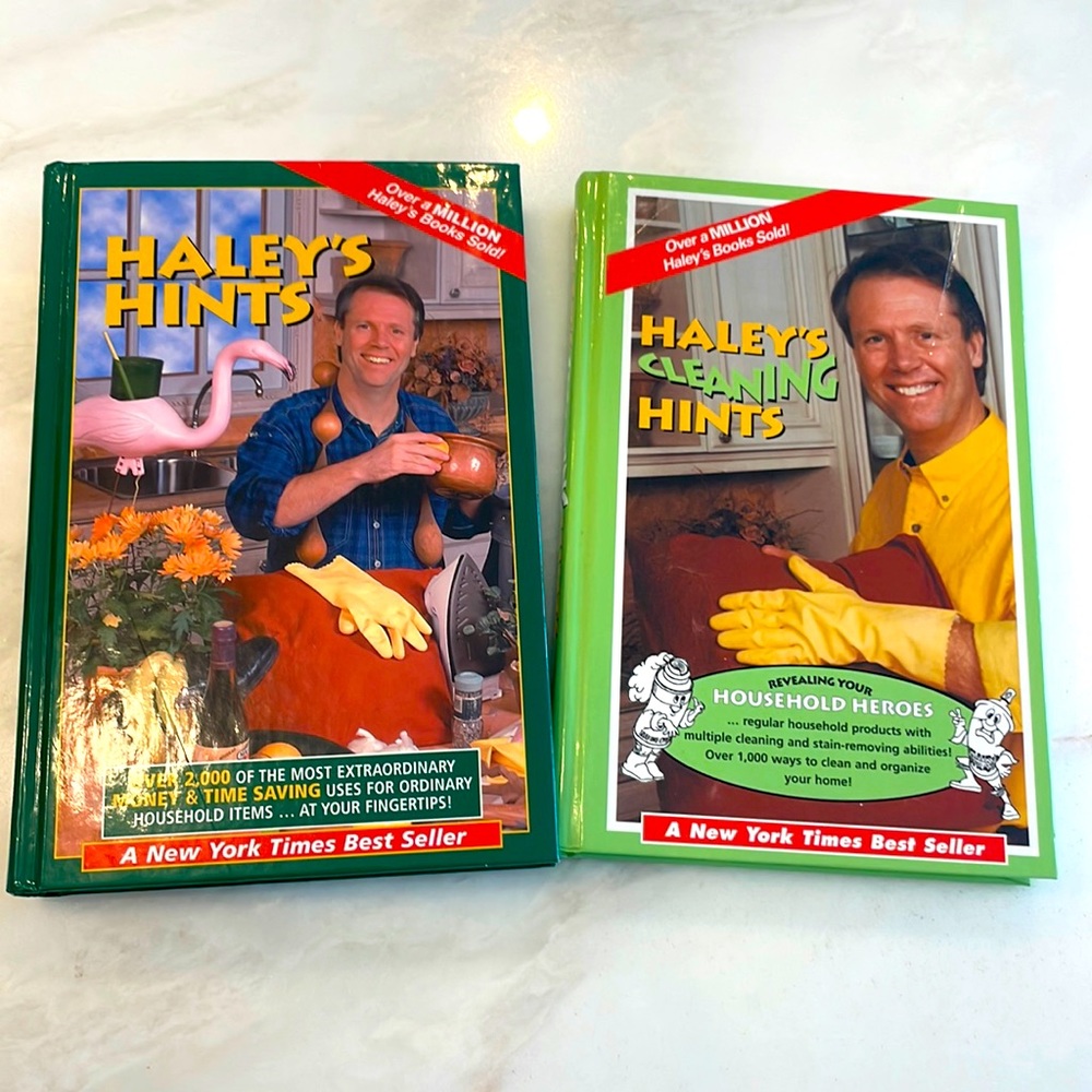 Haley’s Cleaning Hints Books-Bundle of 2 Books